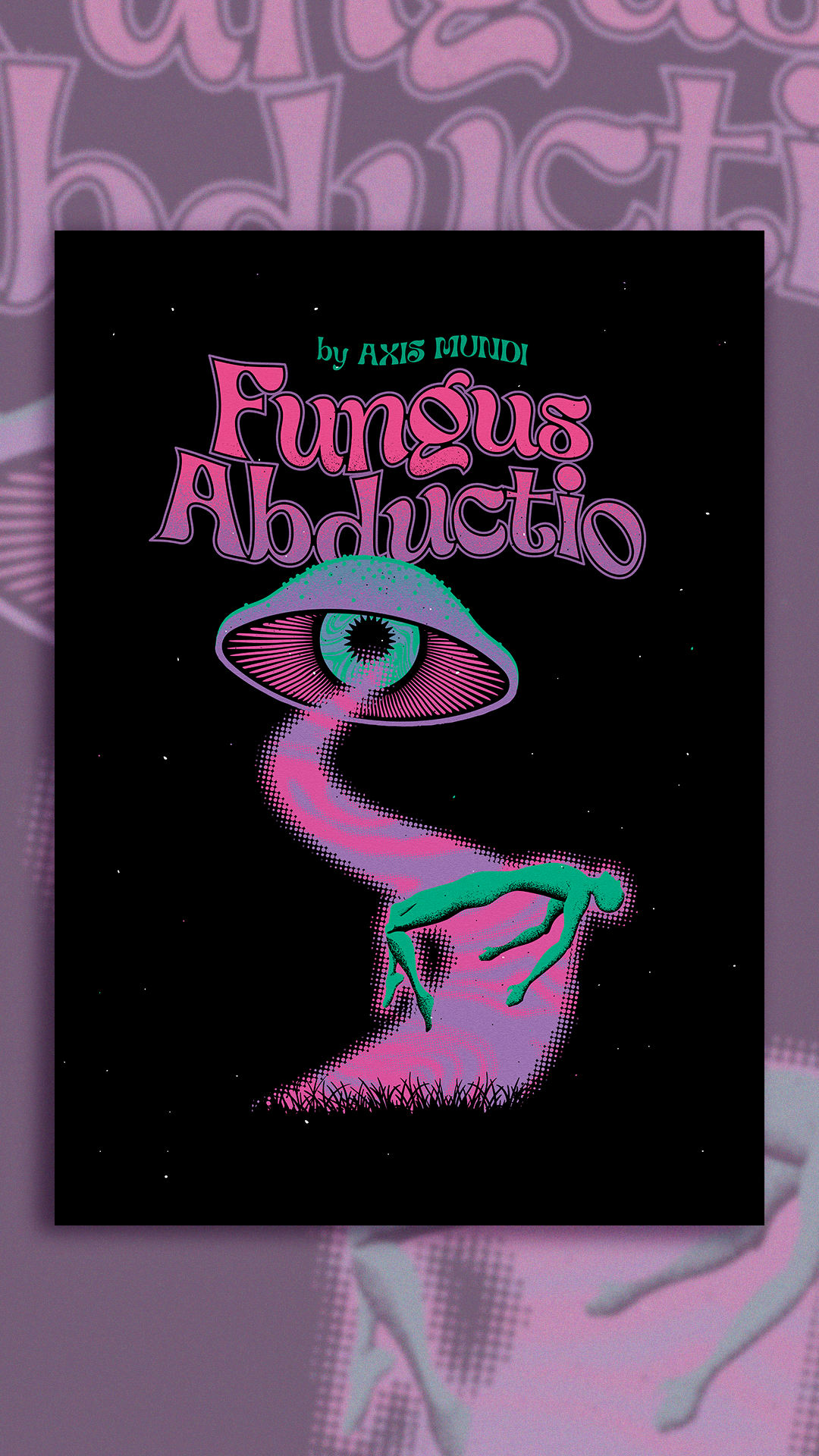 Fungus Abductio arte digital design digital art diseño illustration ilustracion