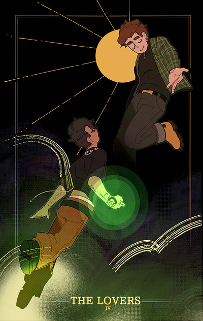 'The Lovers' art artwork illustration
