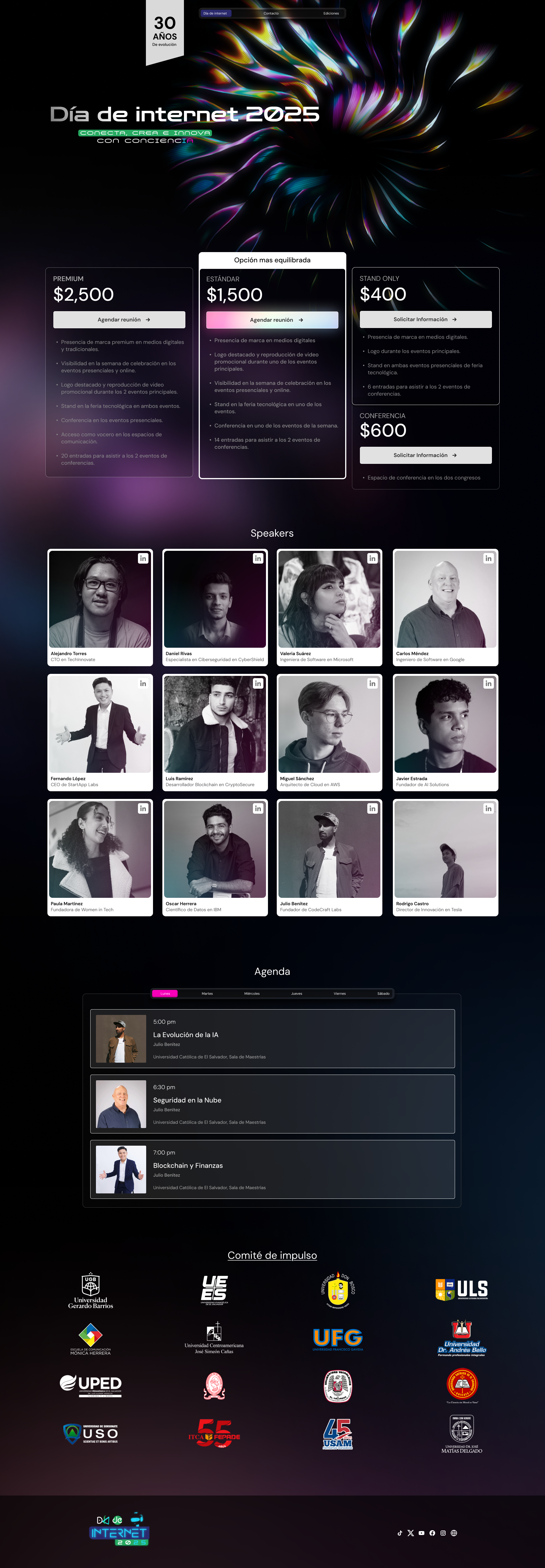 Internet Day Landing page first concept blender desing figma graphic design internet landing page ui ui ux