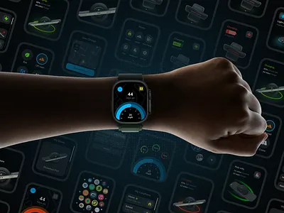 Onewheel Smartwatch App – Ride Control at Your Wrist branding case study iot modern app design monitoring app motion graphics motion ui onewheel onewheel app onewheel board skateboard app smart watch app watch casestudy watch speedometer watch ux