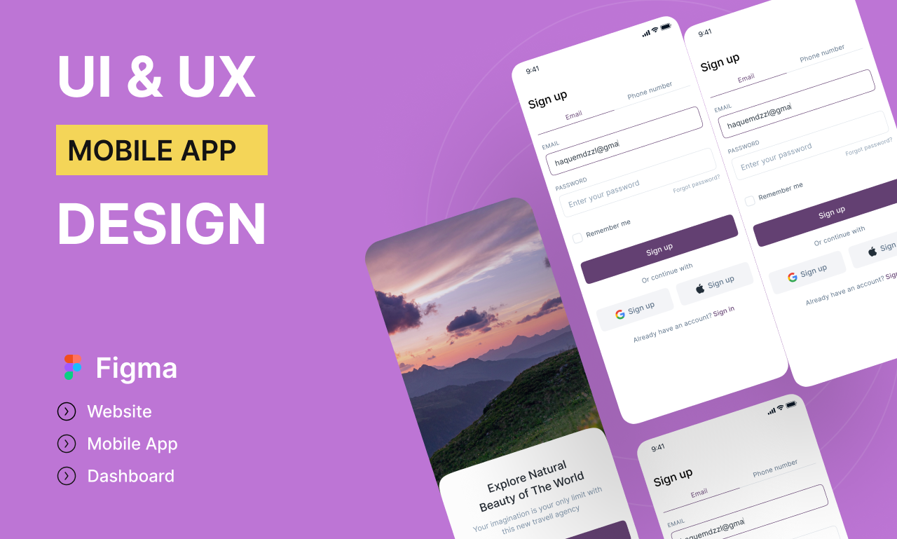 ui/ux Gig image by Showmik Shuvo on Dribbble