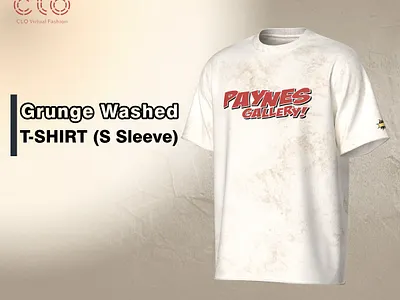 3D Short Sleeve Shirt Design in CLO3D with Grunge Effect 3d clothing 3d fashion 3d rendering clo3d design fashion fashion design graphic design gym gymwear illustration menswear pattern making rendering sports summer summer collection virtual fashion workout
