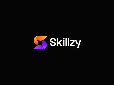 Skillzy - Logo Design & Visual Identity brand identity brand logo brand mark company logo custom logo logo logo design logo designer logo type logos s logo s logo mark s spark logo vector