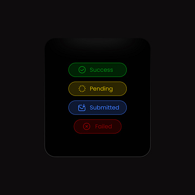 Status Badge UI Component branding design graphic design illustration ui ui design uiux user interface website