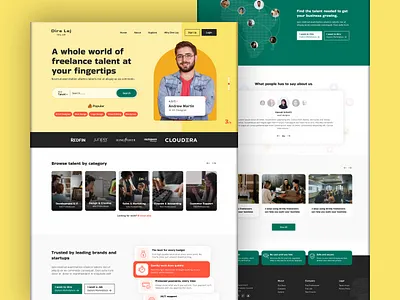 Website Design - Dire Lej app bitcoin branding crypto design graphic design landing layout logo marketplace metaverse mobile motion graphics next.js offer page ui ux web design wordpress