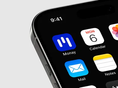 Monay App Icon app icon branding design graphic design iphone logo