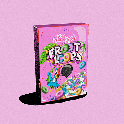 froot loops art food illustration illustration procreate