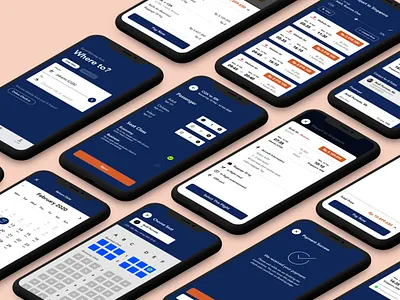 OTA App (Online Travel Agency) Concept 2 design iphone mobile travel ui ux