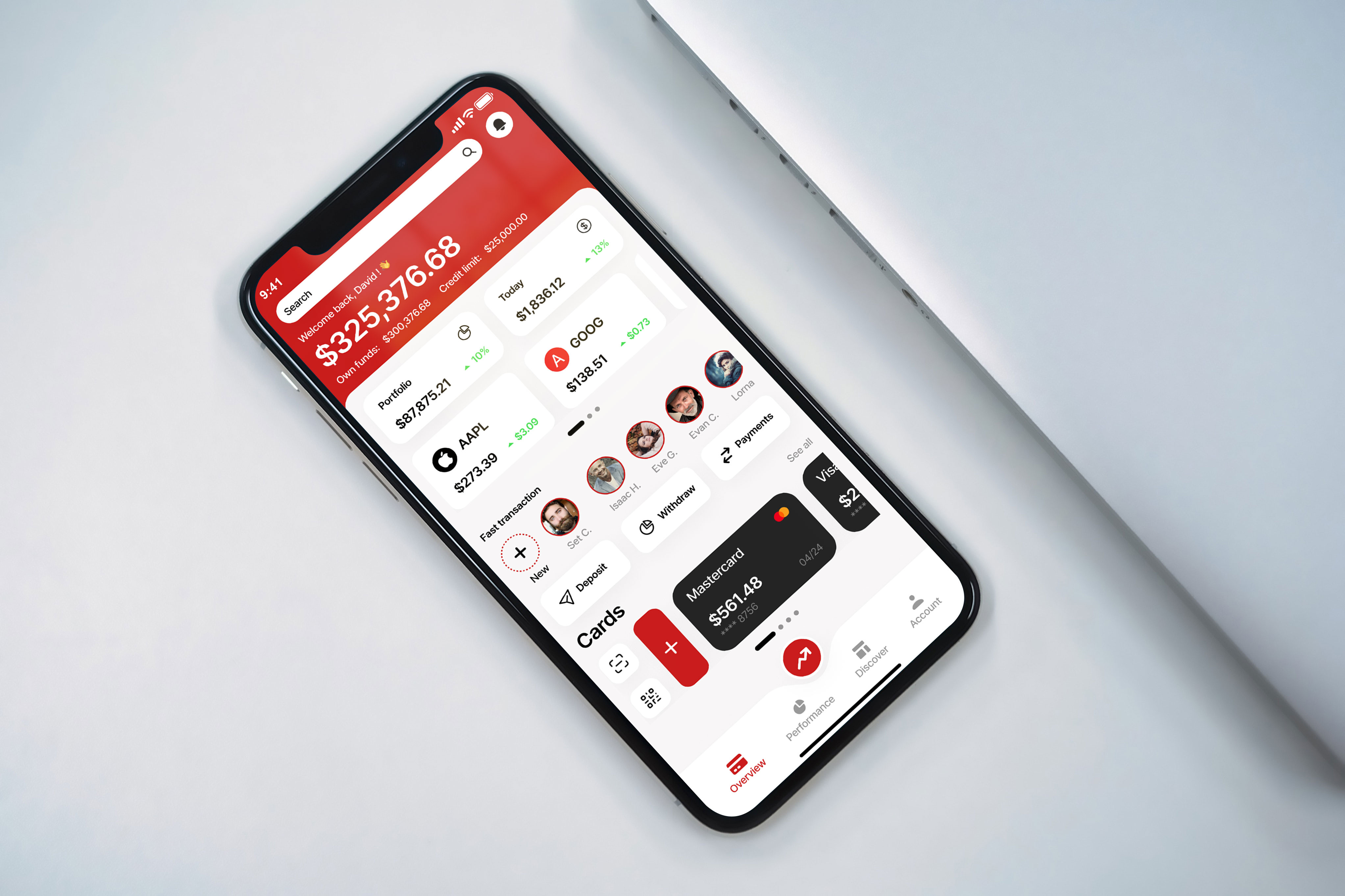 Investing Portfolio Management Mobile App banking crypto finance financial fintech investing investment mobile app mobile design mobile ui modern product design saas stock template trading ui ux wallet