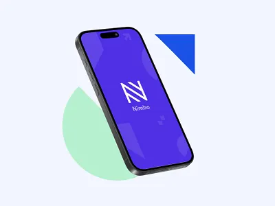 Nimbo App Splash Screen iphone logo mobile ui ux