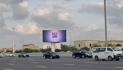 Dubai Billboard animation branding graphic design motion graphics