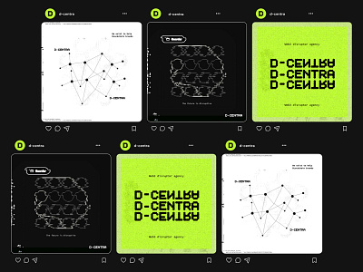 D-CENTRA Visual Identity branding brutalist crypto decentralized design digital graphic design internet logo metaverse web3