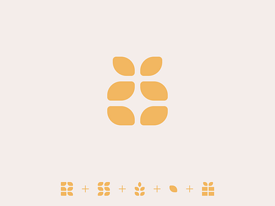 RS bakery logo bakery bread design gift icon icons illustration logo mark minimal minimalism minimalist monogram r s vector wheat