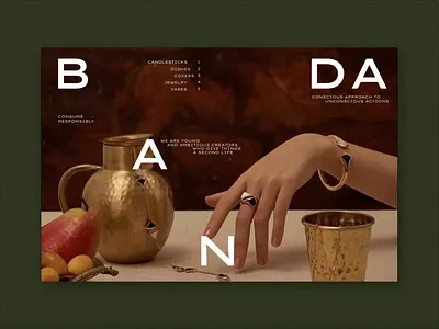 Web Design for Banda aesthetic animation branding design fonts landing motion graphics redesign slider ui uidesign uitrends web webdesign