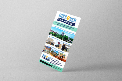 Discover San Angelo Rack Card marketing print texas