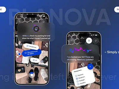 Smart Packing with AR ai ar augmented reality travel app voice assistant