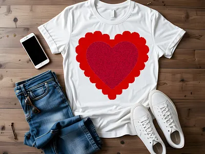 Valentine Love SVG T-shirt Design, Valentine Day Svg love all day svg love heart svg loved svg shirt design svg t shirt design unisex valentine svg valentine designs valentine trendy svg valentines day valentines day 2025