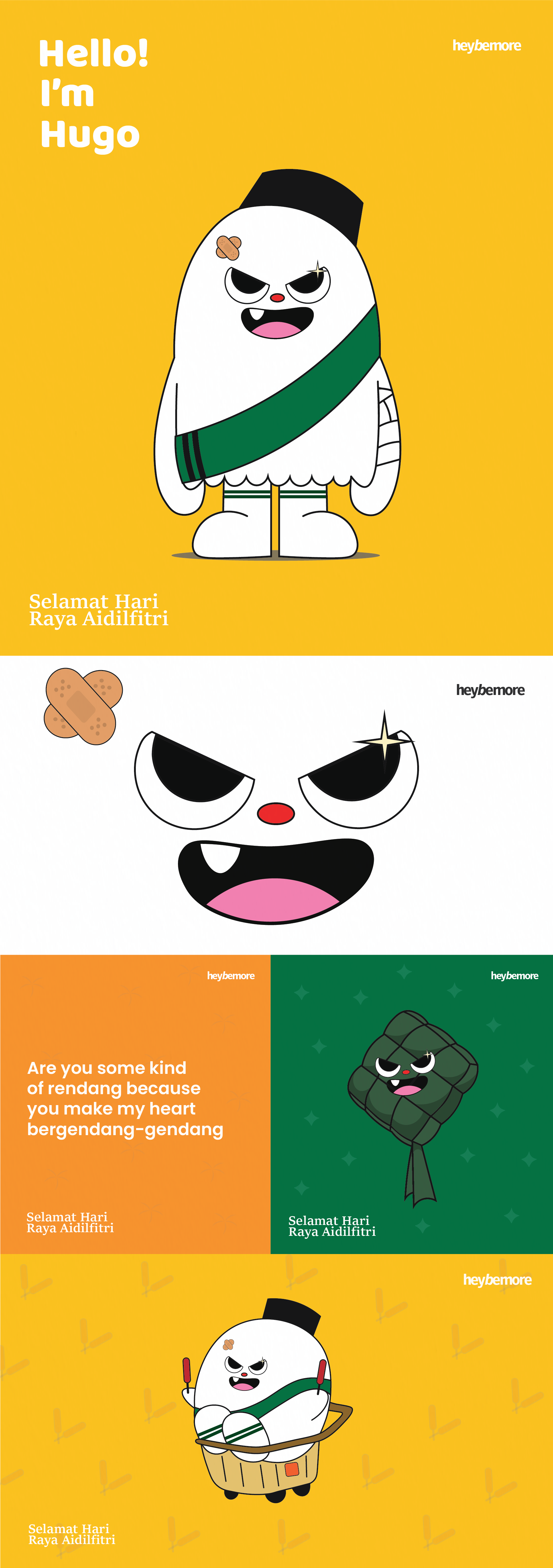 Meet Hugo — The Raya Rebel! cartoonart characterdesign cutecharacter graphicdesign illustration mascotdesign originalcharacter vectorart