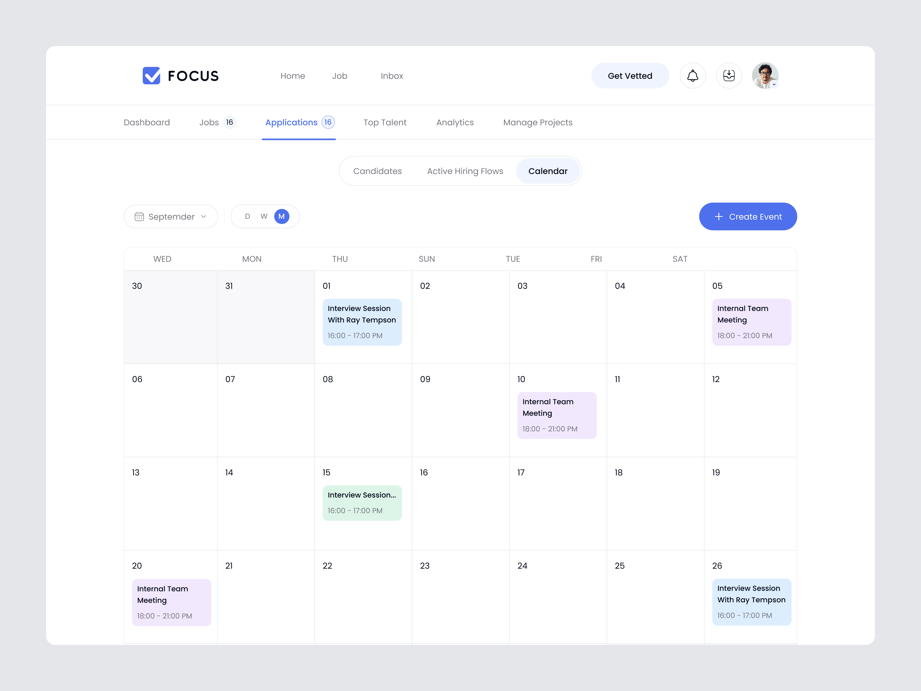Example of Erp Admin Portal UX/UI Design