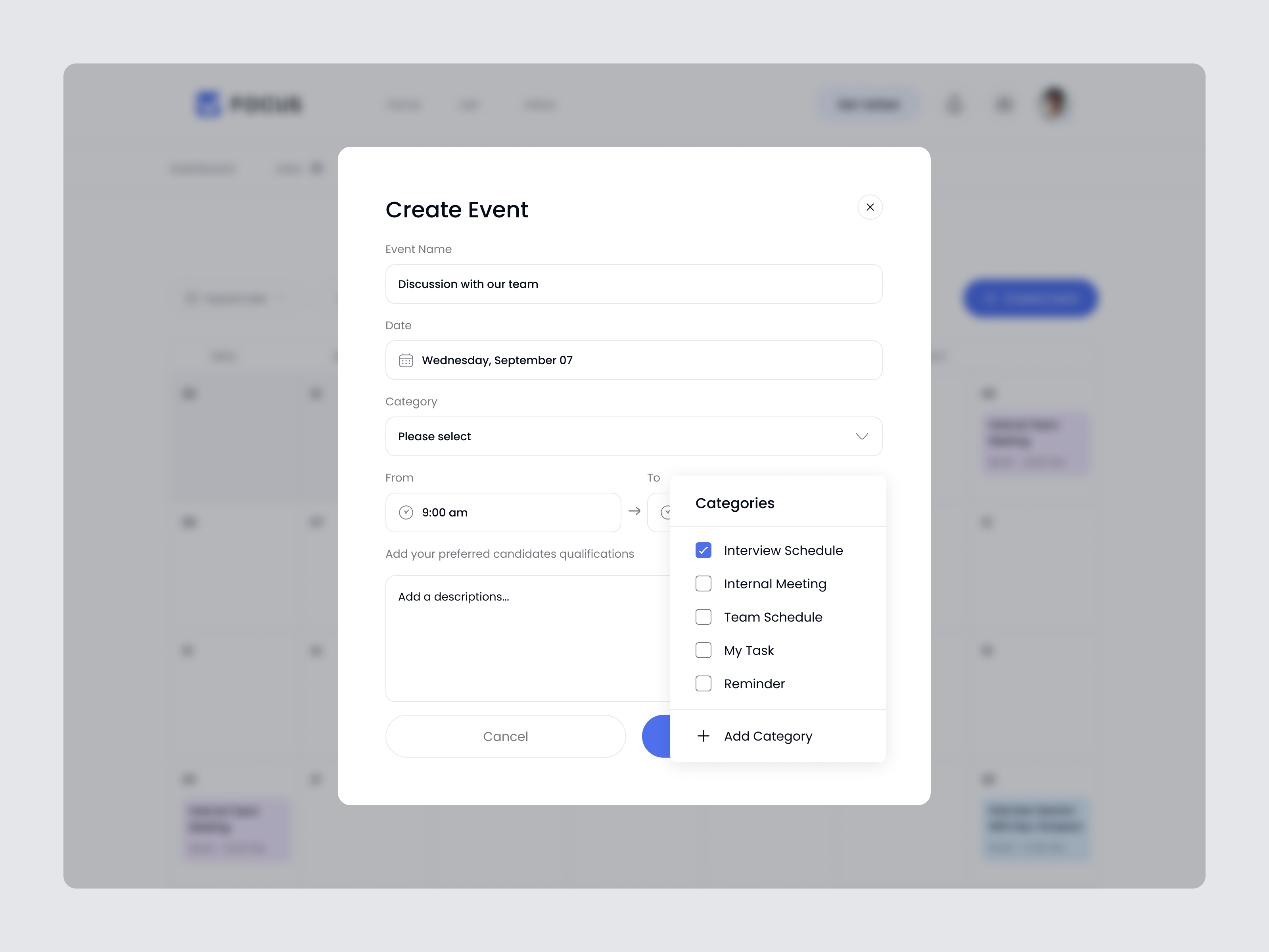 Example of Erp Admin Portal UX/UI Design