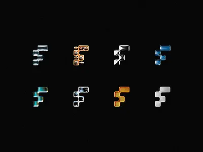 Fab AI Material Logo Explorations brand brand identity branding design graphic design identity logo