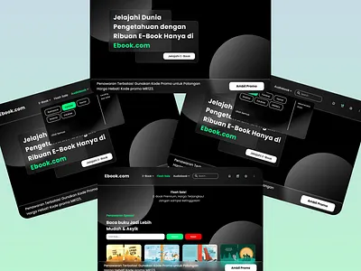 UI Website E-book branding graphic design ui