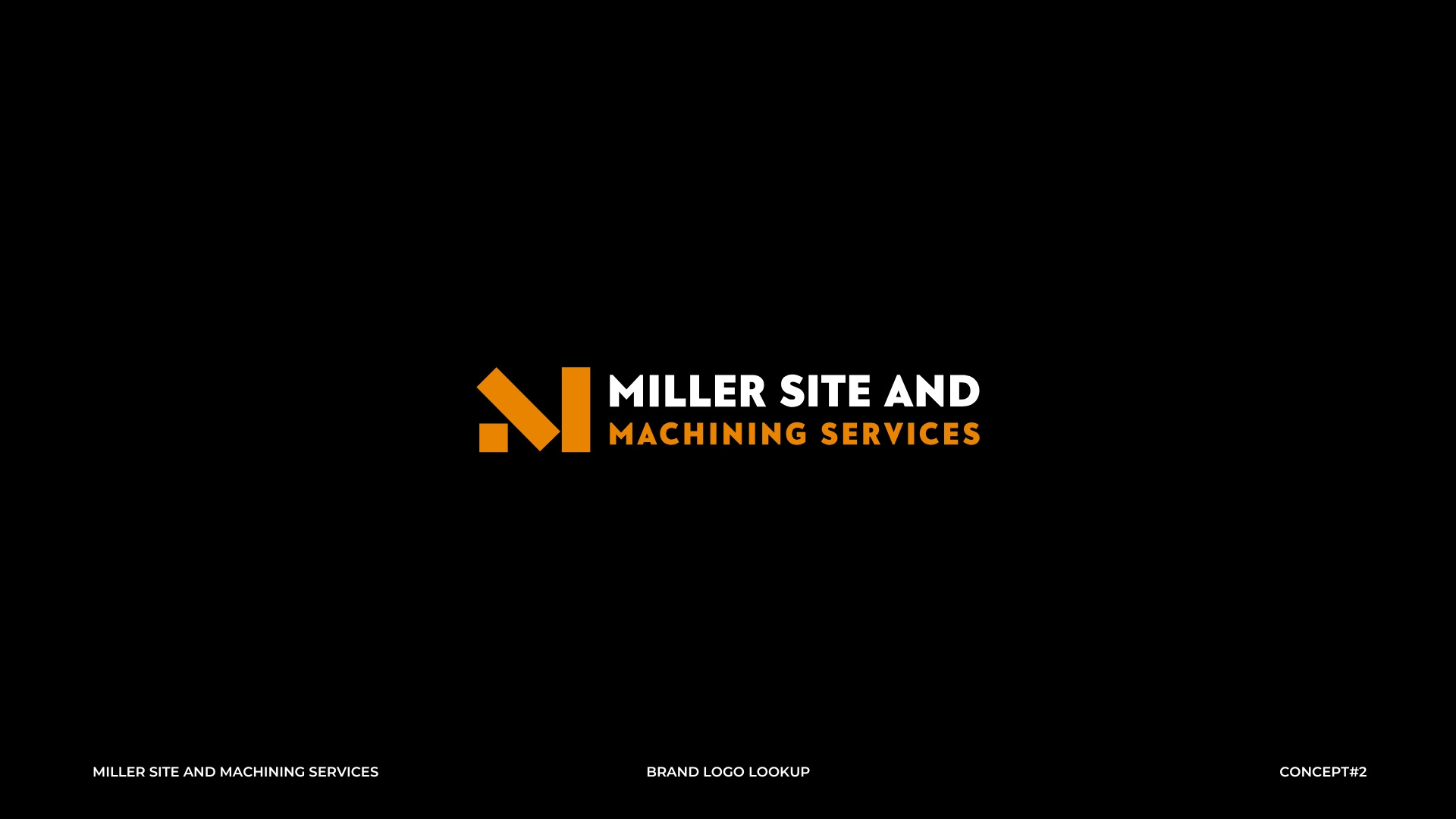 MILLER SITE AND MACHINING SERVICES - LOGO DESIGN 3d animation branding graphic design logo motion graphics ui
