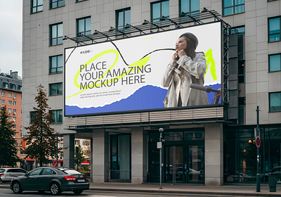 Free Billboard Mockup banner billboard billboard branding branding branding mockup building free free mockup mockup poster template