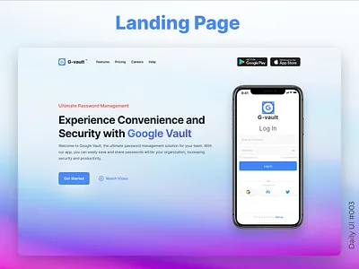 Landing Page | Daily UI Challenge 003 dailyui design figma graphic design hifi illustration landingpage ui webdesign