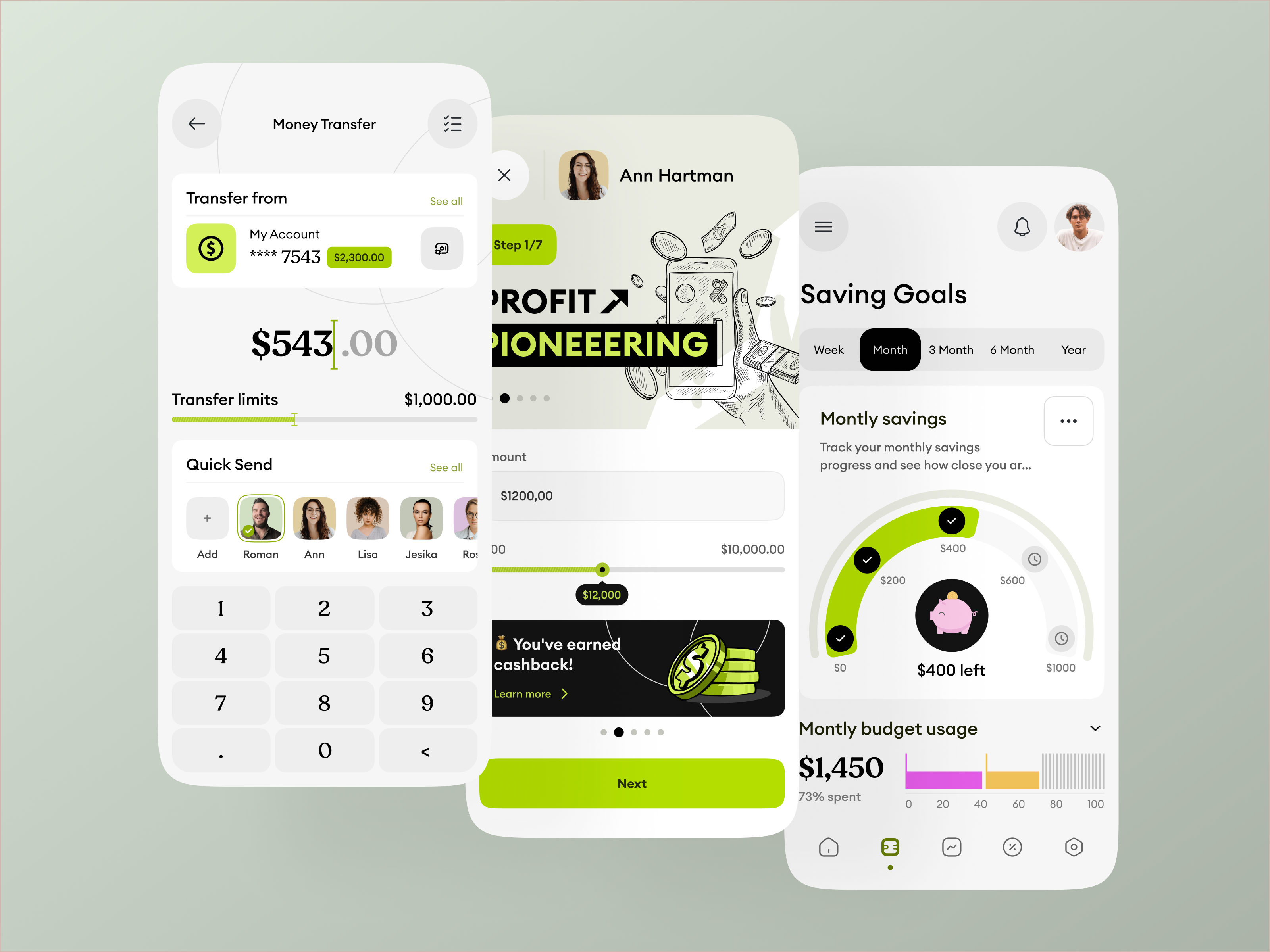 Example of Finance Tracker - Mobile app