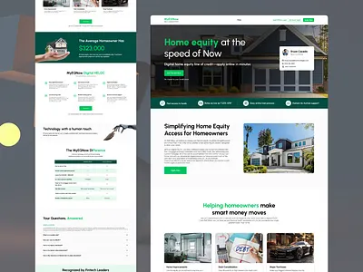 Hitch–Mortgage & Loan Experience Redesign Across Multiple Brand branding design figma landing page loan loan management logo mortgage ui ux