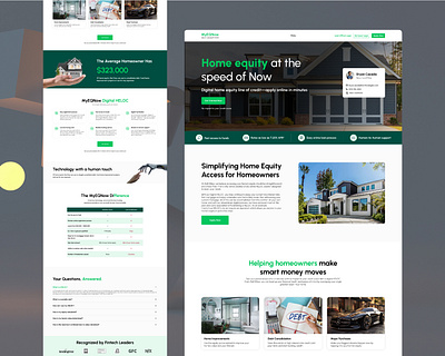 Hitch–Mortgage & Loan Experience Redesign Across Multiple Brand branding design figma landing page loan loan management logo mortgage ui ux