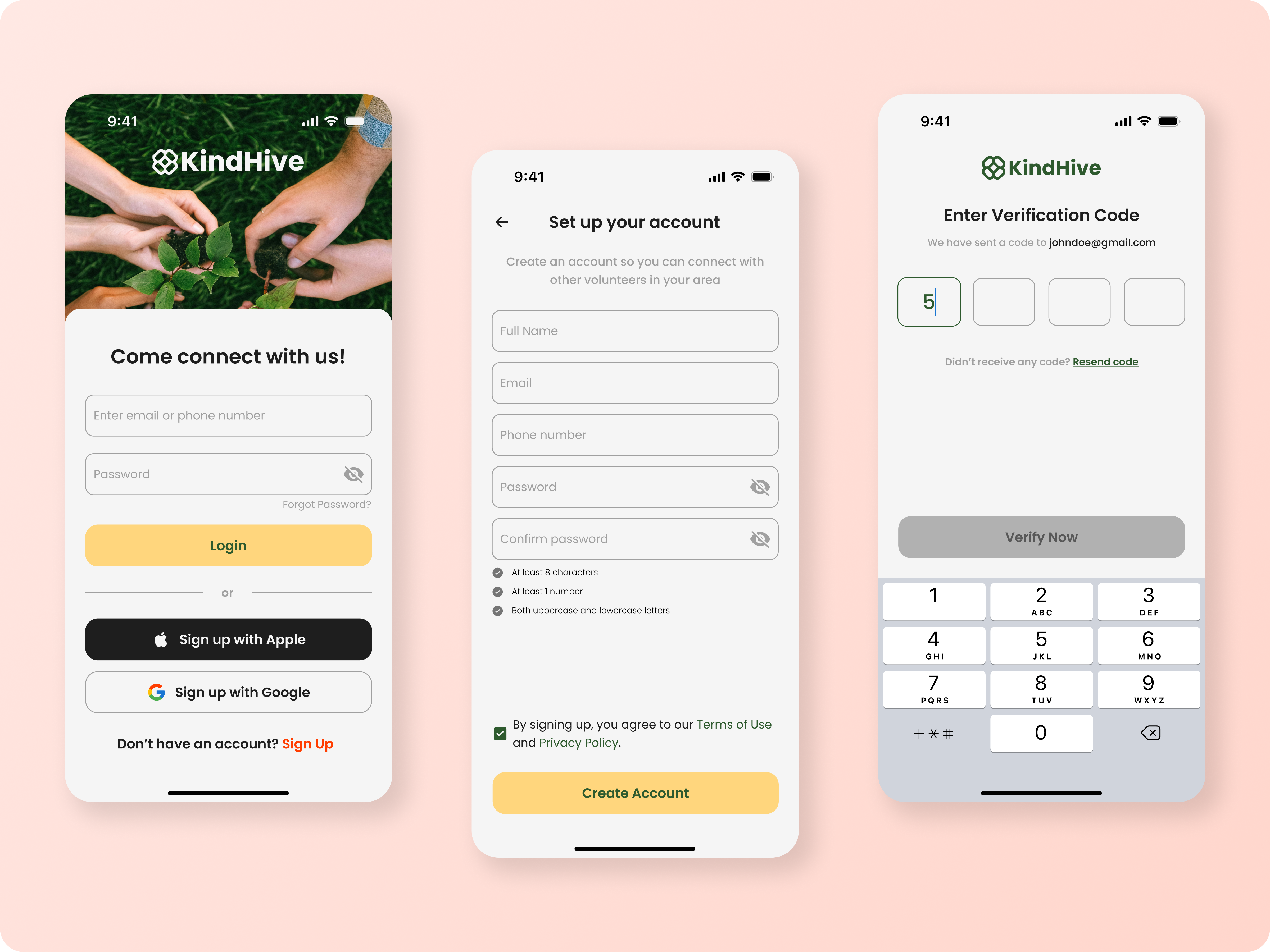 Daily UI #001 - Log In & Sign Up screens app design daily ui design challenges figma design mobile design product design sign in sign in screens sign up screens ui uiux ux