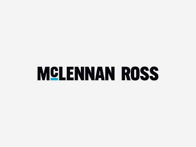 McLennan Ross: Brand Identity attorney attorney branding attorney logo bold logo corporate logo flexible logo law brand law branding law firm logo lawyer lawyer branding lawyer logo legal legal brand legal branding professional logo sans serif logo