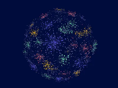Nomic Bio "1000 Protein" Animation 3d animation clean cluster data graphic design illustration medical motion graphics protein