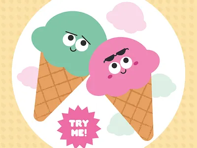 ice cream poster
