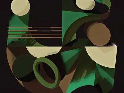 Geometric Fragments 12 3d artwork design graphic design illustration