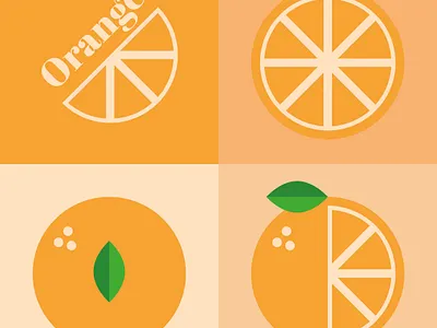 orange&strawberry poster