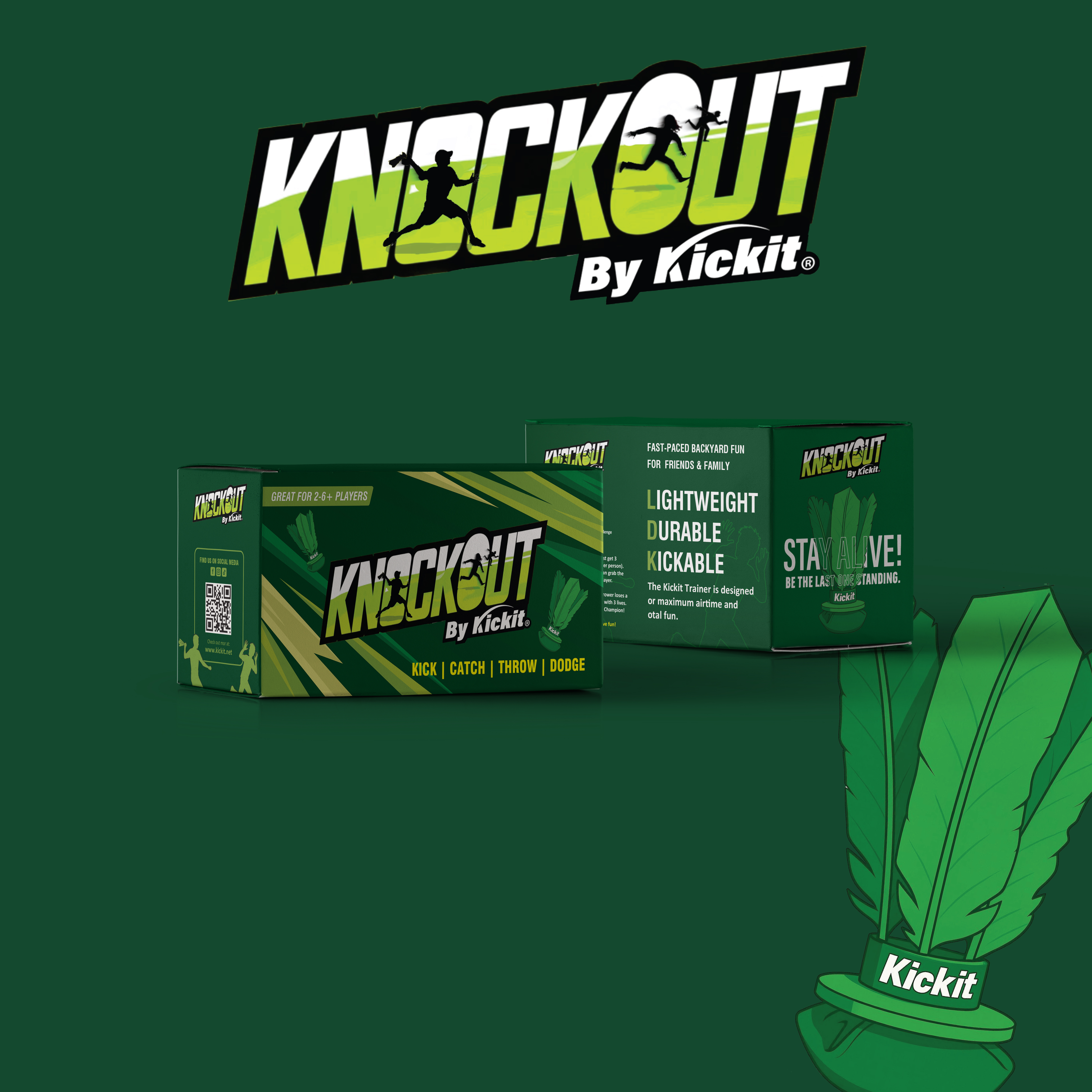 Backyard Game Birdie Shuttlecock Packaging active play