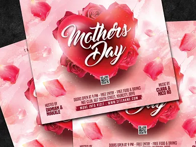 Mother's Day Flyer event flyer instagram psd
