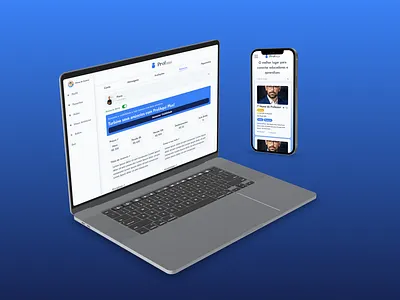 ProfAqui - App de aulas online P2P (Projeto real) branding freelance graphic design logo mobile ui ux