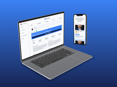 ProfAqui - App de aulas online P2P (Projeto real) branding freelance graphic design logo mobile ui ux