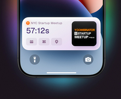 🦄 Event widget — iOS Live Activities ios ios design ios widget live activities mobile widget reminder widget widget design