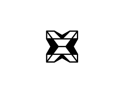 X Symbol black and white branding design graphic design icon logo vector