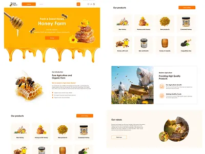 E-Commerce Web site e commerce landing page ui
