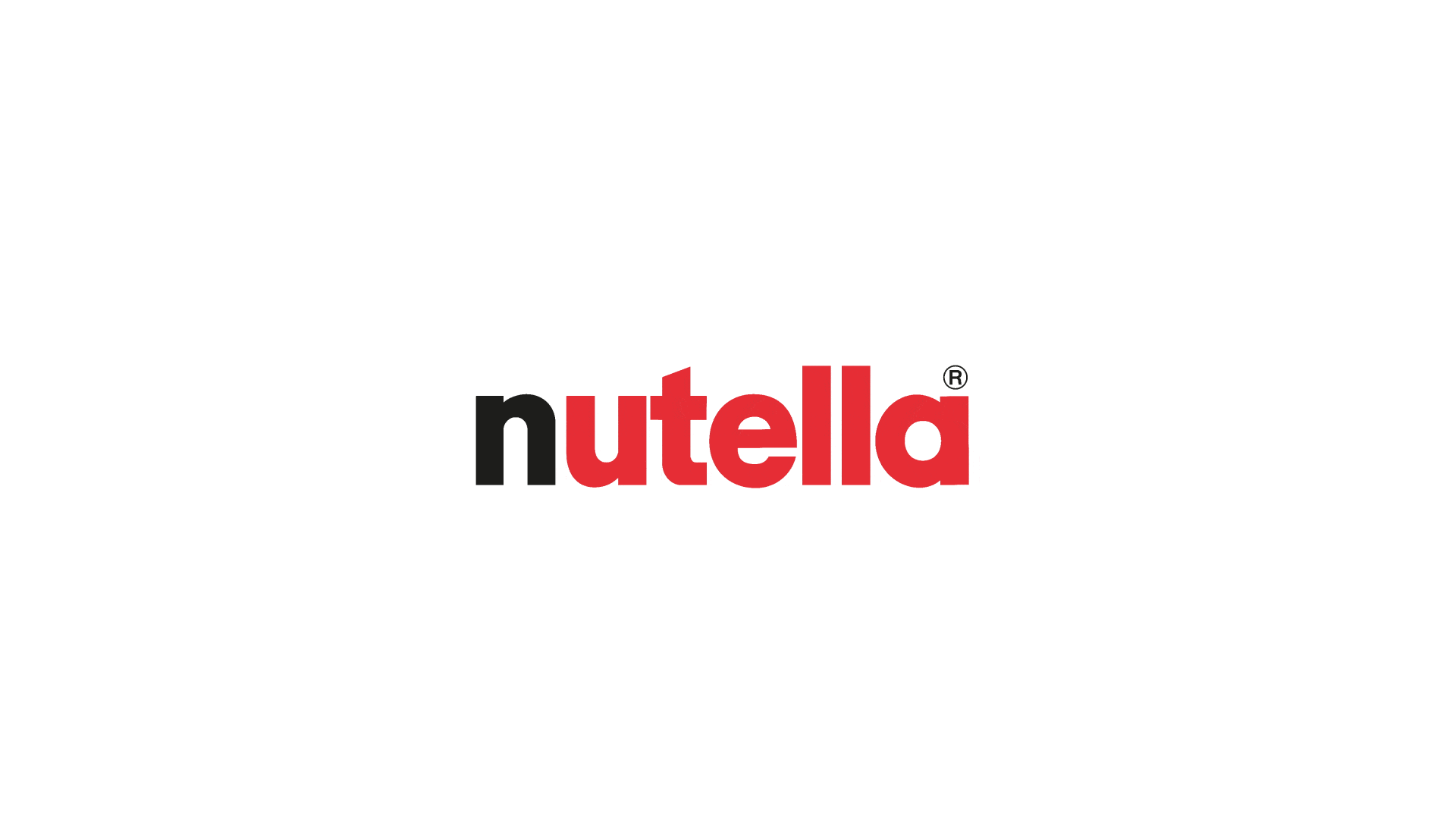 Nutella Logo Animation ae after effects animation branding logo logo animation motion motion design motion graphics