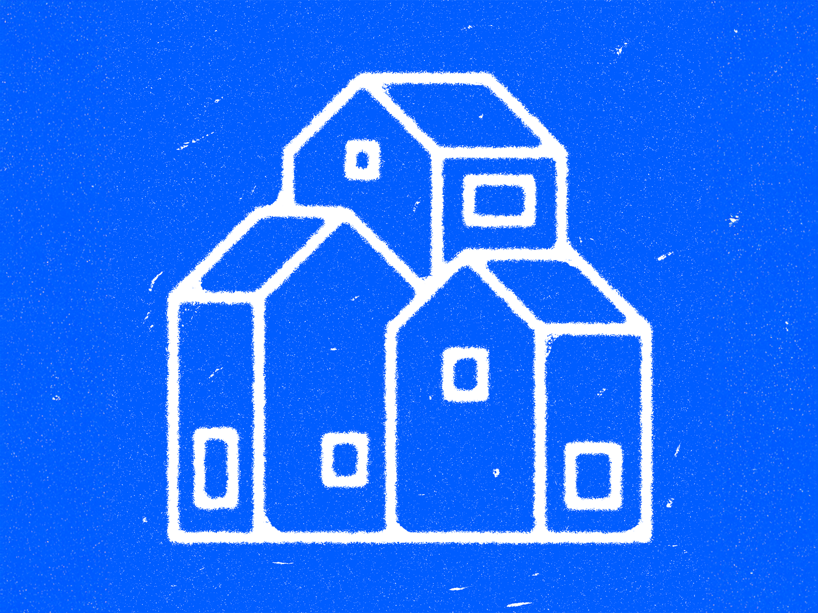 House graphic house illustration line art