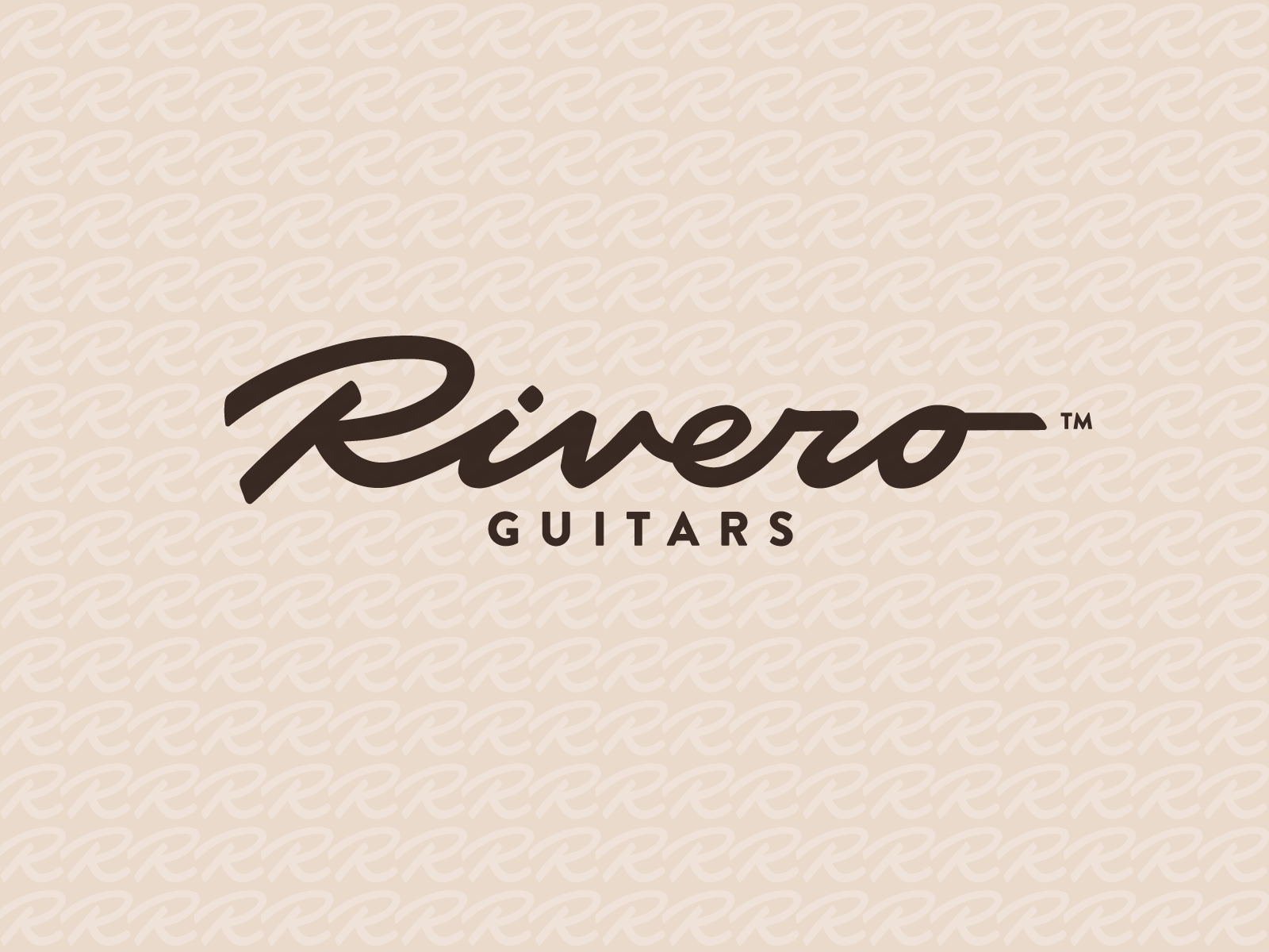 Rivero_ logo & pattern branding calligraphy custom design flow font friendly fun graphic design handmade lettering logo logotype pattern premium rivero script trusty type