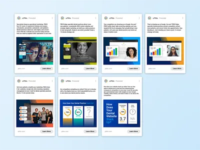 PBHS Dental Reddit Ads ads advertising brand brand design branding dental dental marketing dental website design graphic design icon iconography icons social media typography web website