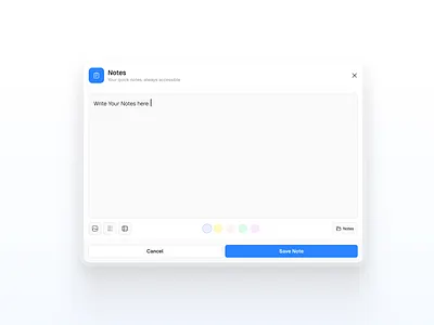 📝 New Note Widget – Quick thoughts, saved beautifully! clean ui daily planner ios widget minimal design minimal ui mobile app design note app note taking notes widget productivity app quick notes simple design task manager to do app ui ui inspiration widget design
